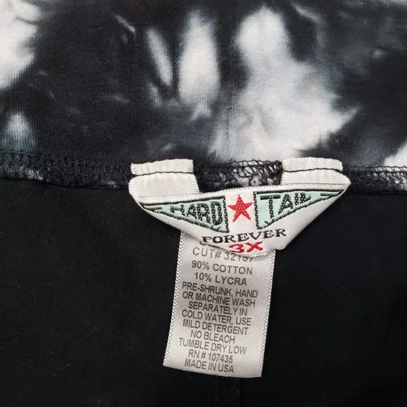 Hard Tail Forever Pants Womens 3X Black Pull On Wide Leg - Picture 6 of 10